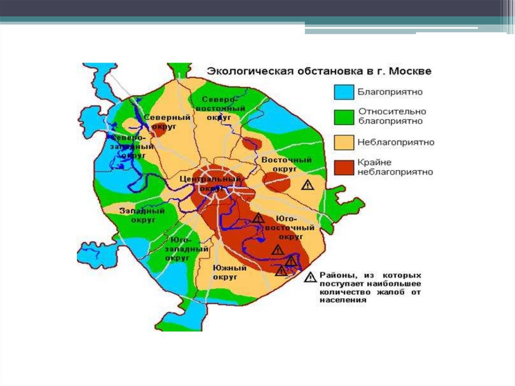 Карта загрязнений воздуха москвы