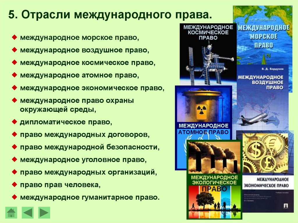 Международное право презентация 10 класс право