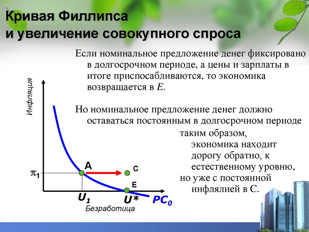 Рисунок кривая филлипса