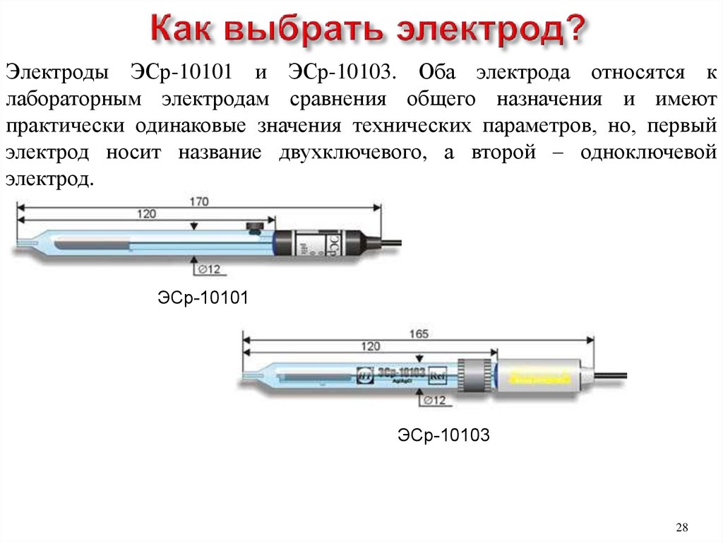 Электрод сравнения эср 10103