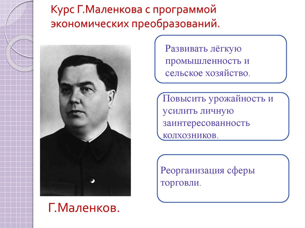 Экономическая программа. Маленков Георгий Максимилианович правление. Маленков Георгий Максимилианович и Сталин. Маленков СССР период правления. Экономическая реформа г. м. Маленкова..