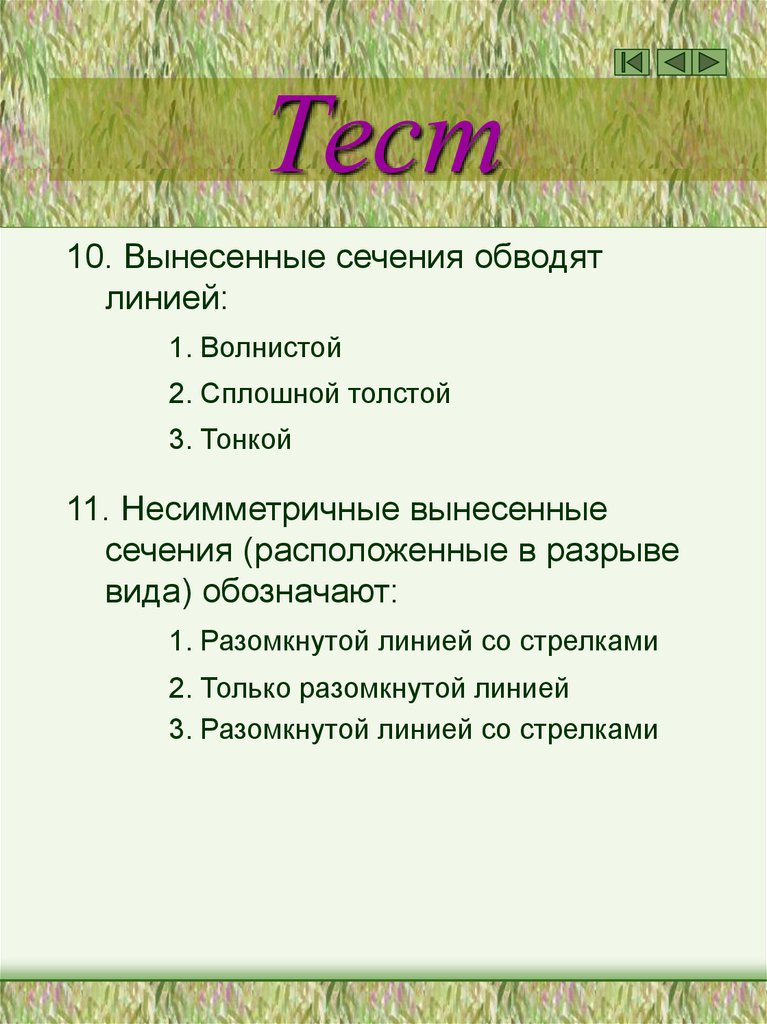 Тест