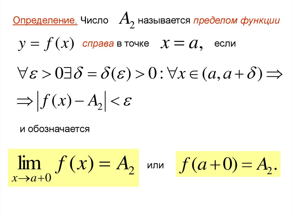 Функция справа. Предел функции обозначается. Предел функции справа. Как обозначается предел функции. Число а называется пределом функции в точке если.