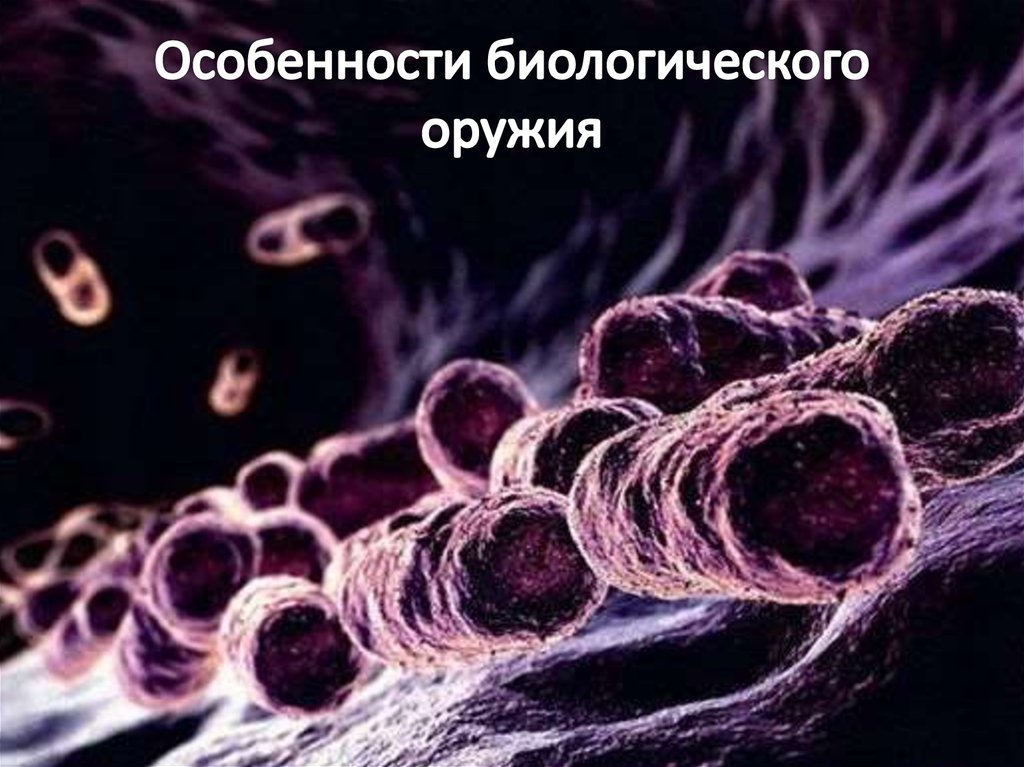 Особенности биологического оружия