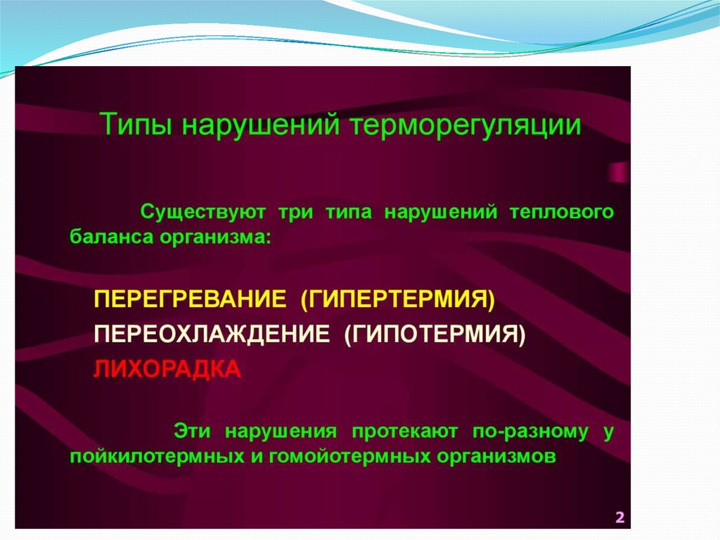 Презентация на тему перегревание организма