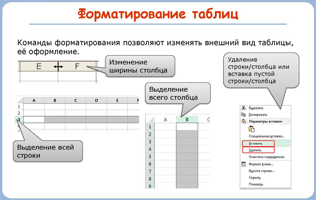 Что такое электронная таблица 8 класс презентация семакин