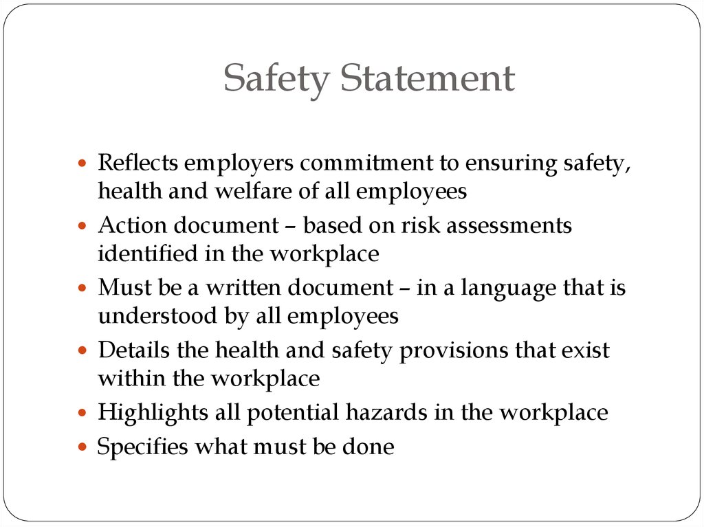 Occupational Health And Safety For Schools Online Presentation
