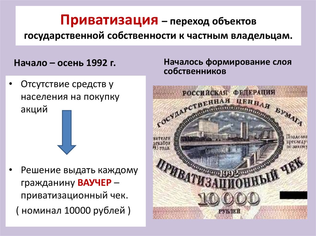 Как приватизировать частный