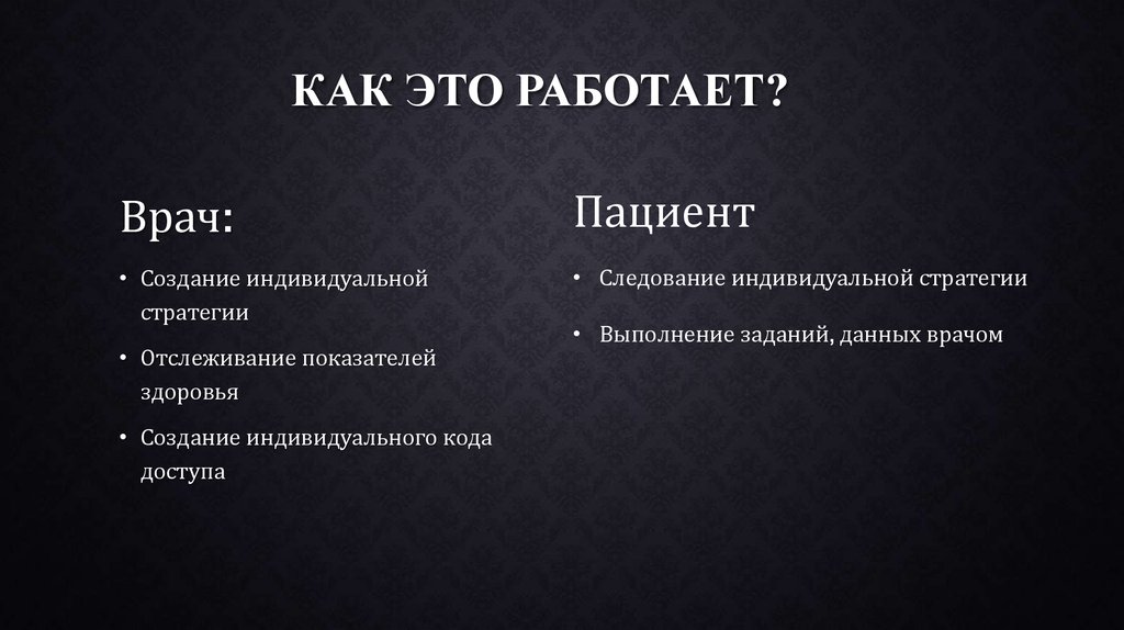 Как это работает?