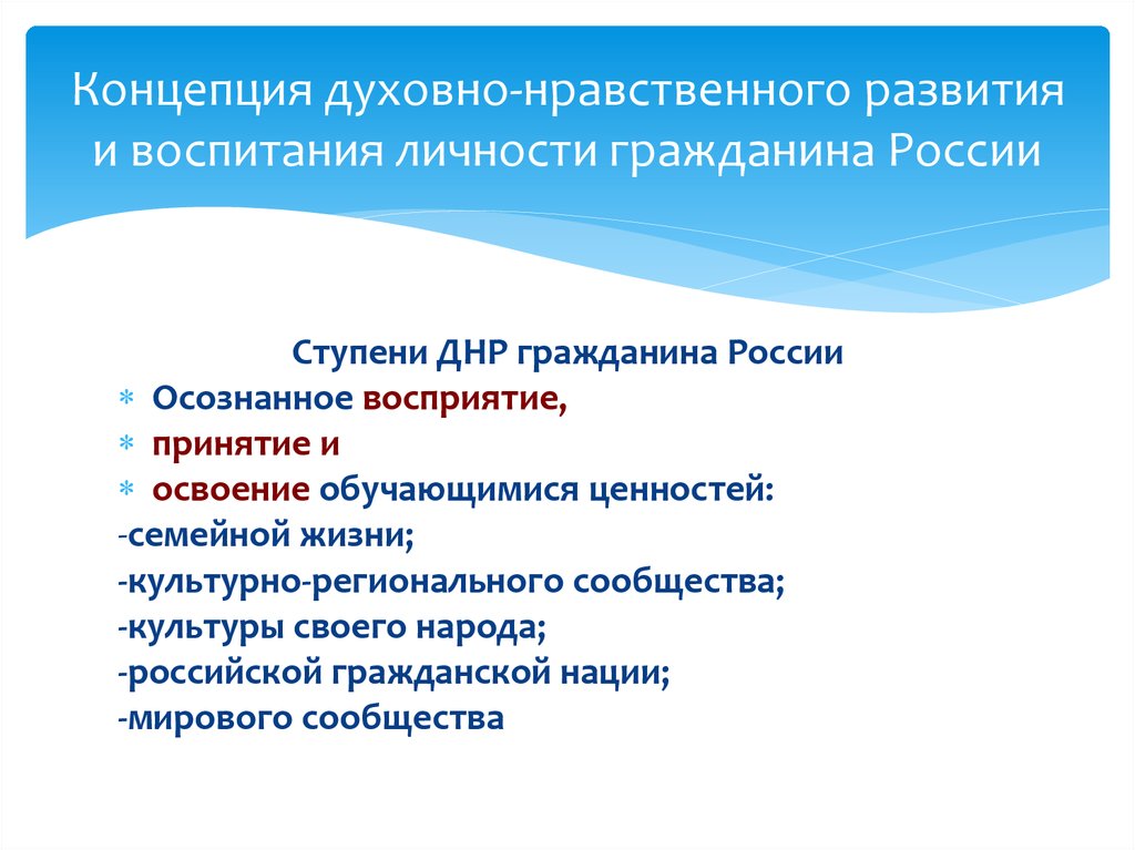 Конвенция духовно нравственного воспитания личности. Нравственного развития цивилизации.