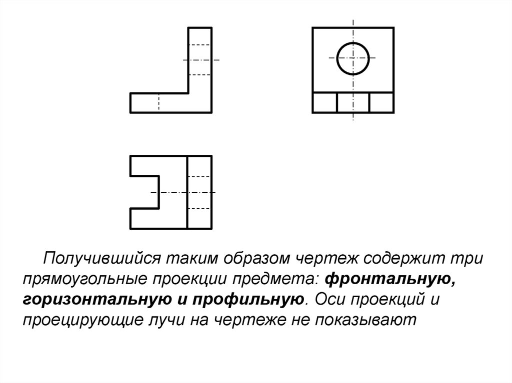 Способ проецирования используется при построении чертежа