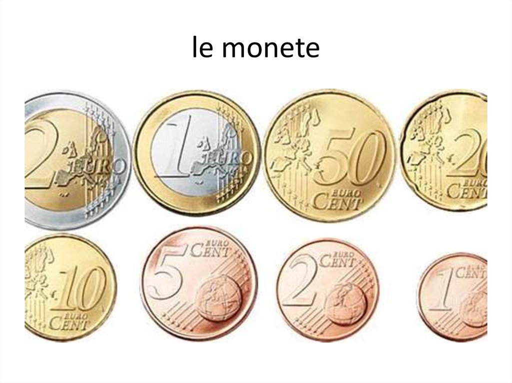 le monete
