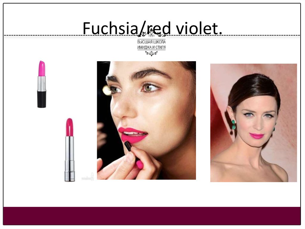Fuchsia/red violet.