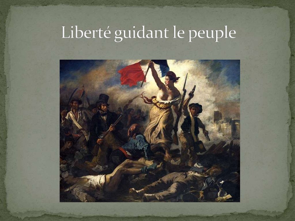 Liberté guidant le peuple
