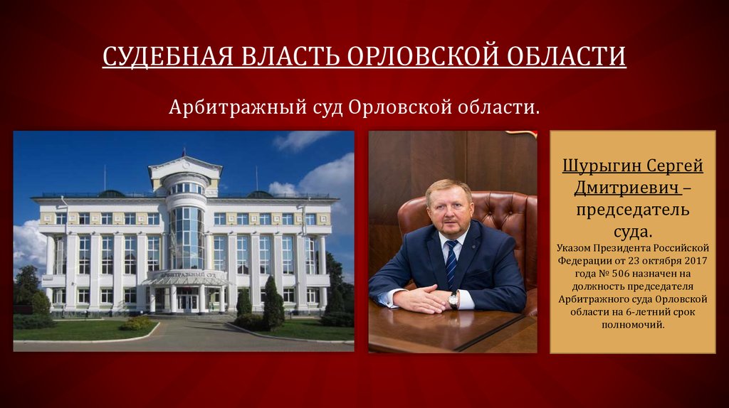 Орле управления. Шурыгин арбитражный суд Орловской области. Шурыгин Сергей Дмитриевич. Шурыгин Сергей Дмитриевич Орел.