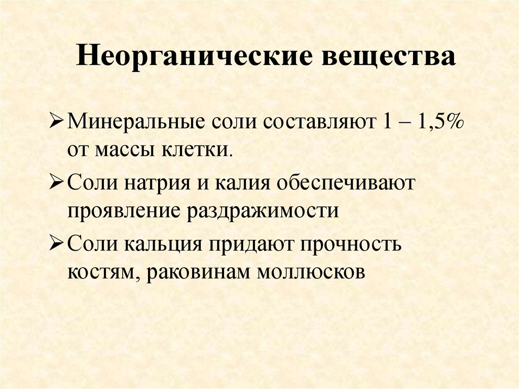 Производство неорганических веществ презентация