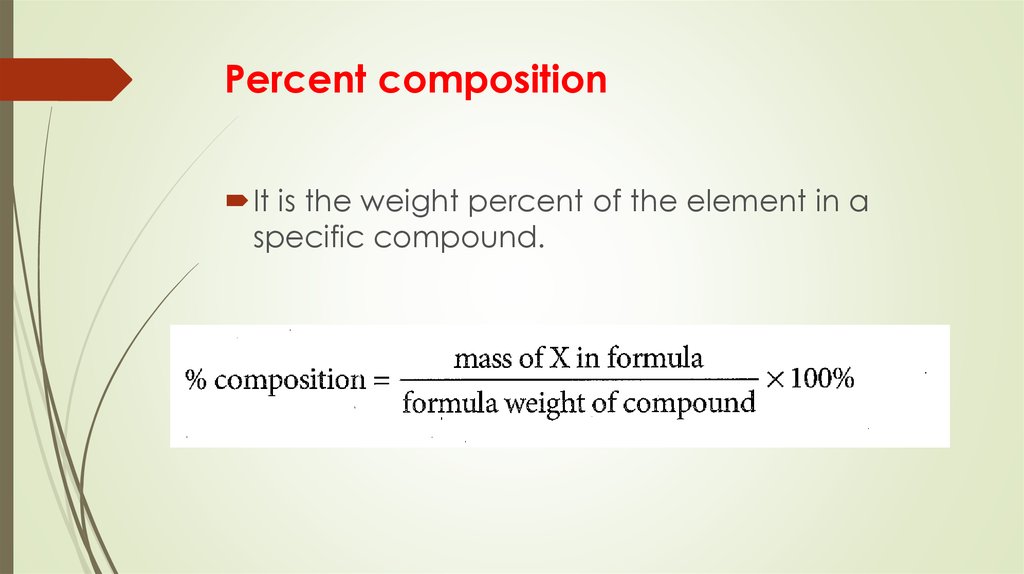Percent composition