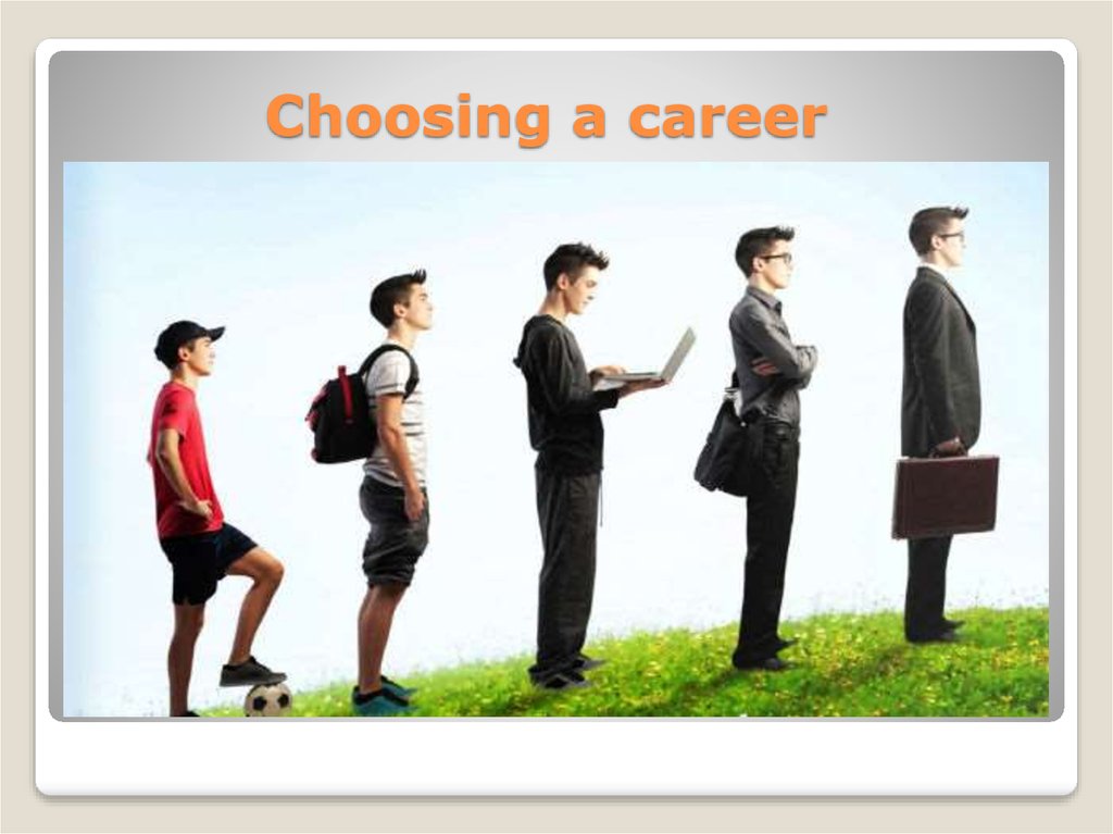 Choosing a career презентация