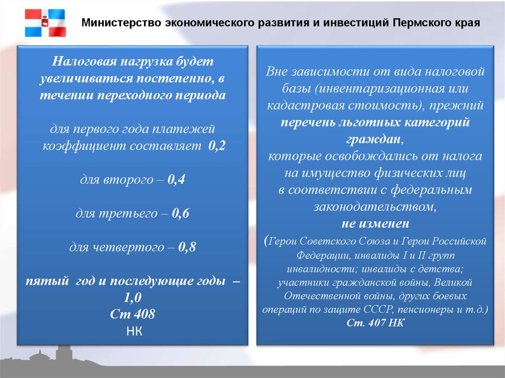 407 налогового кодекса. Министерство экономического развития и инвестиций Пермского края. Налог на имущество организаций журнал операций.