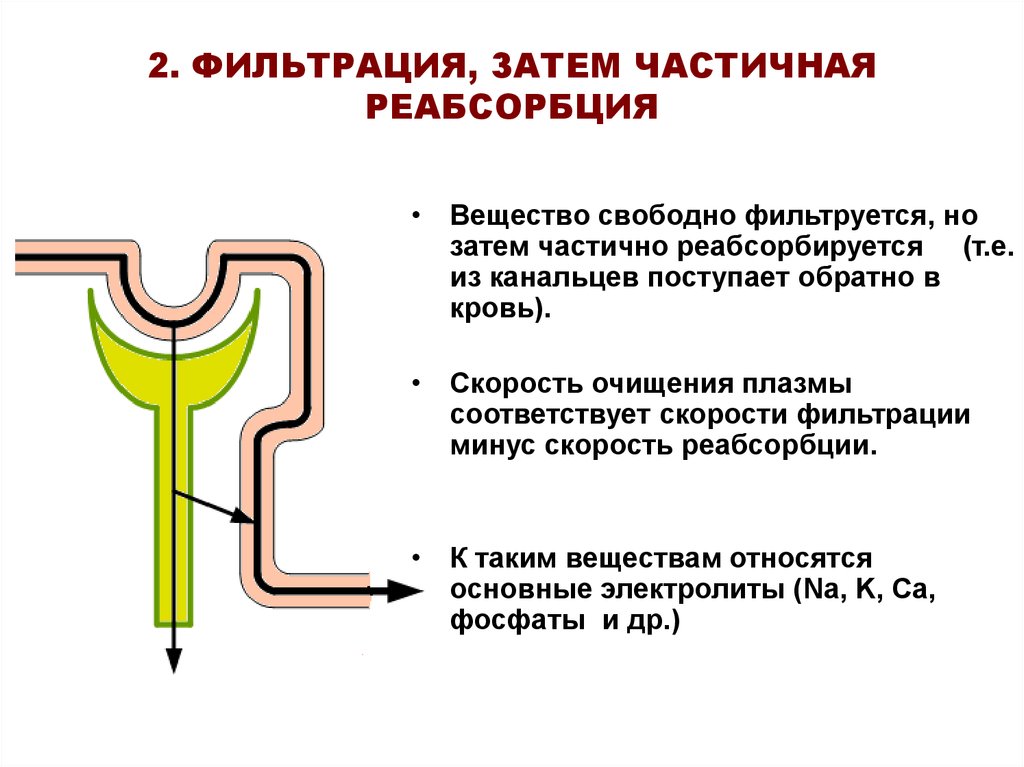 Нарушение фильтрации мочи