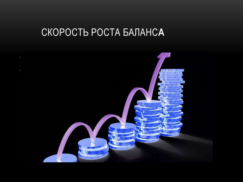 Скорость роста баланса