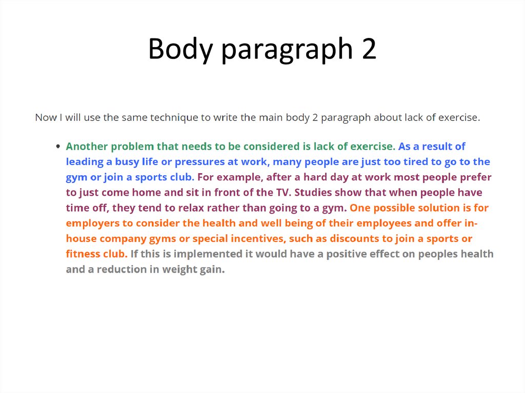Body paragraph 2