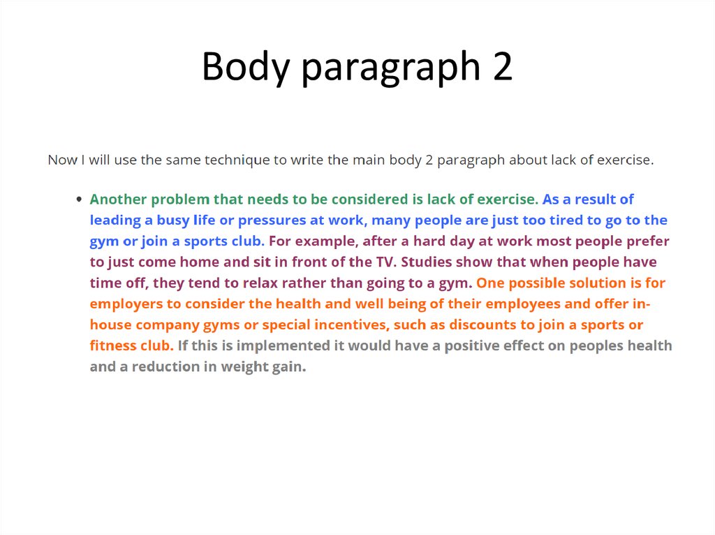 body paragraph 2 essay