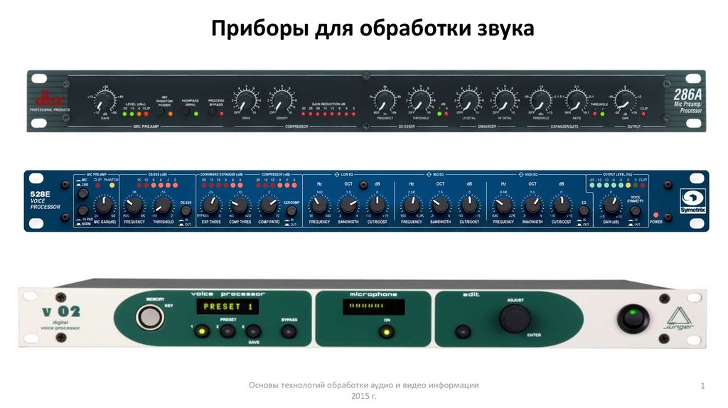 Электронное устройство для обработки. Приборы обработки звука. Аппараты для обработки звука. Приборы пространственной обработки звука. Основы обработки звука.