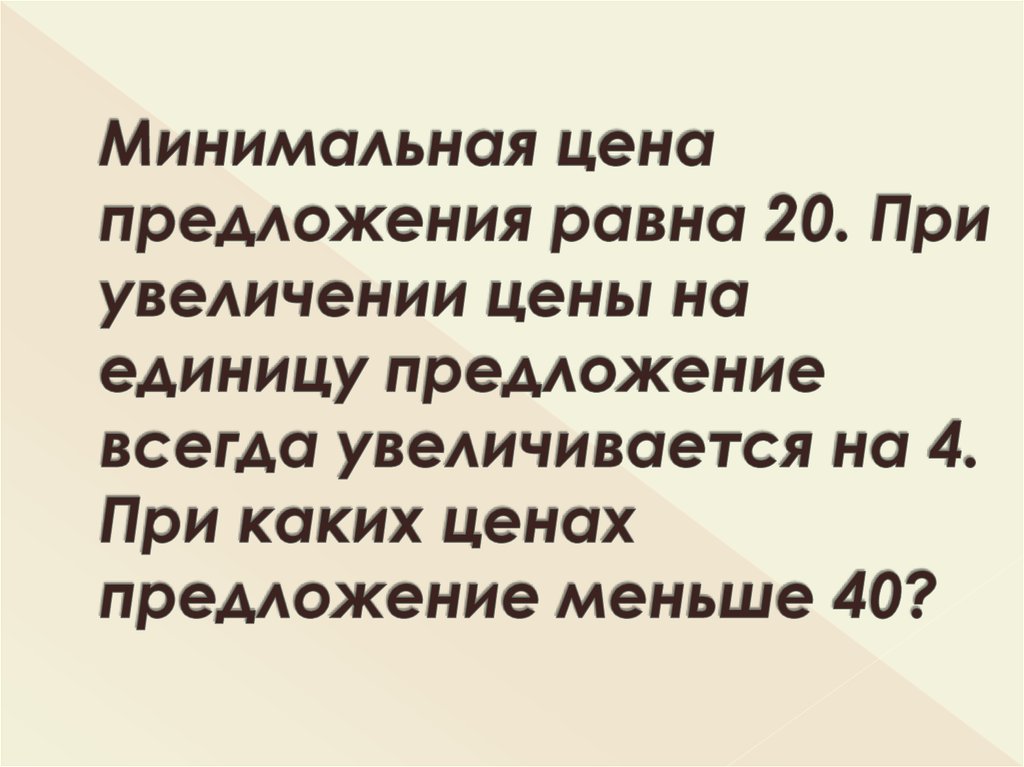 Всегда предложение. Цена предложения это минимальная цена.