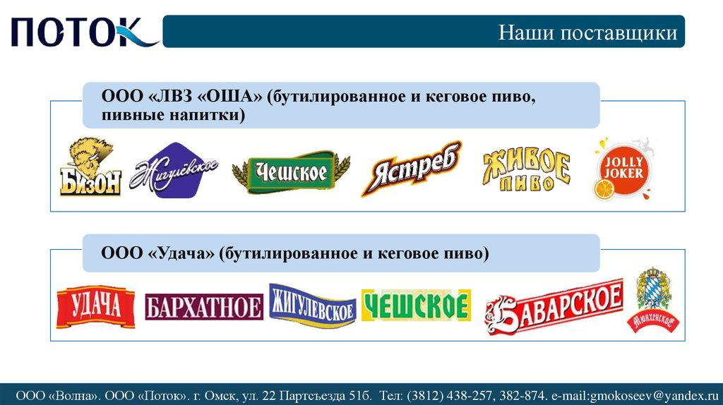 Презентация дистрибьюторской компании