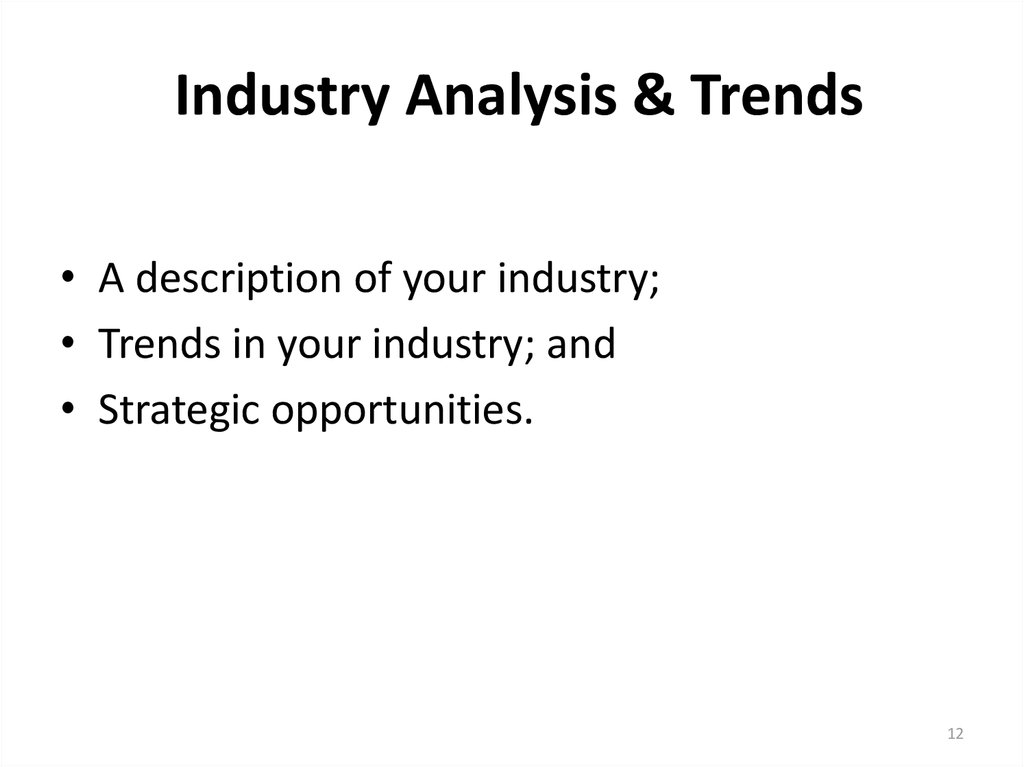 Industry Analysis & Trends