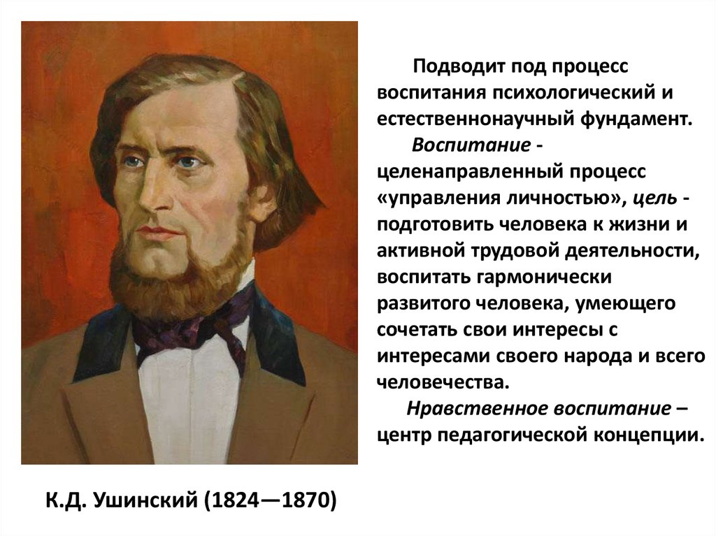 О народности в общественном воспитании презентация