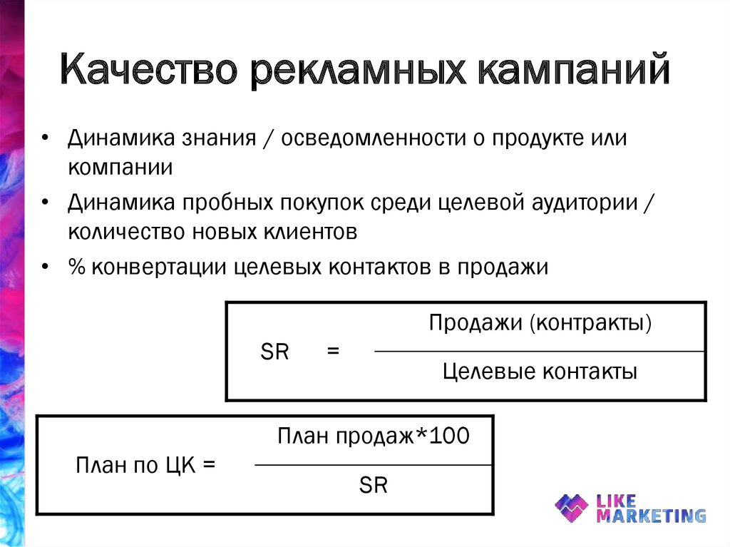 Качество рекламных кампаний
