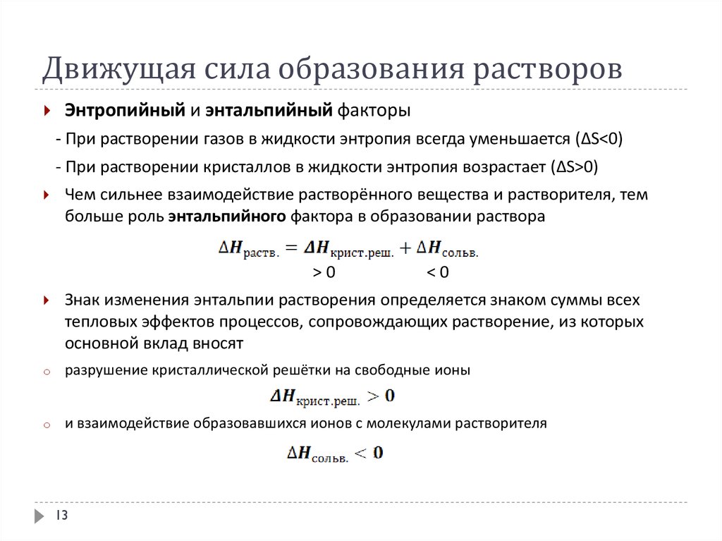 Способы выражения концентрации растворов