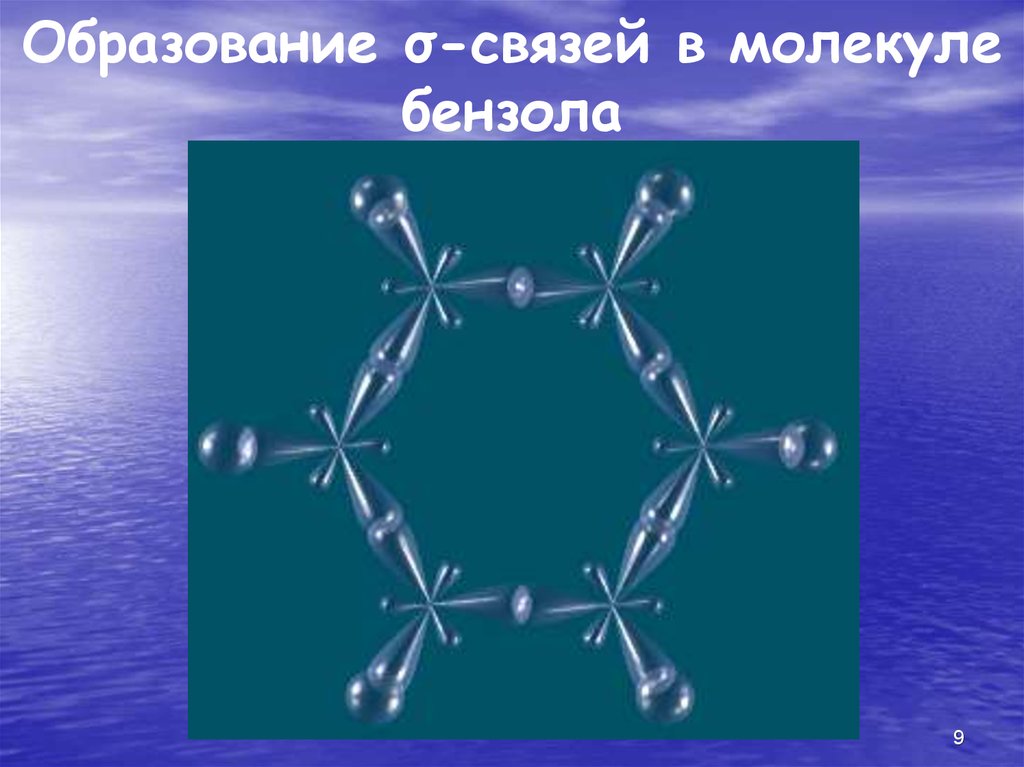 Схема образования связей в молекуле бензола - 92 фото