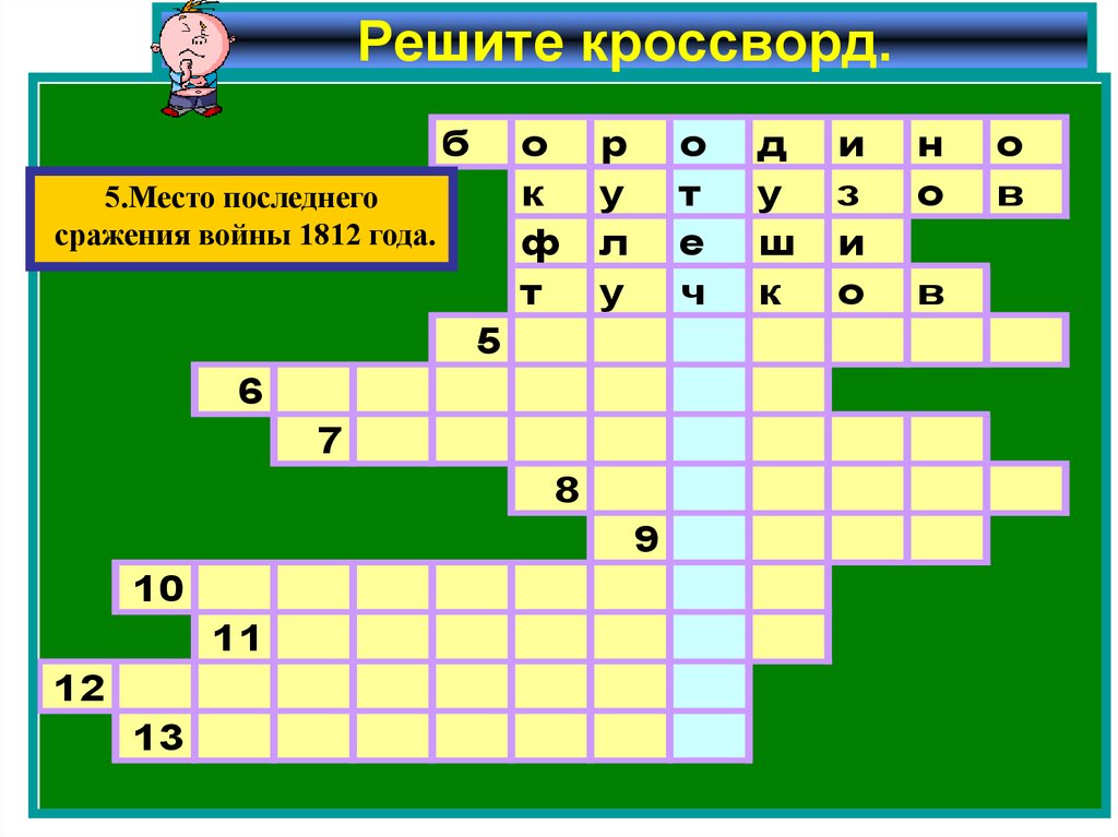 Афганец сканворд. Кроссворд по истории 9 класс 1812 год.