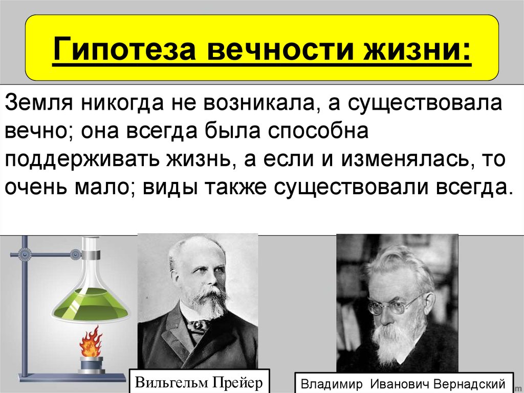 Гипотеза вечности жизни