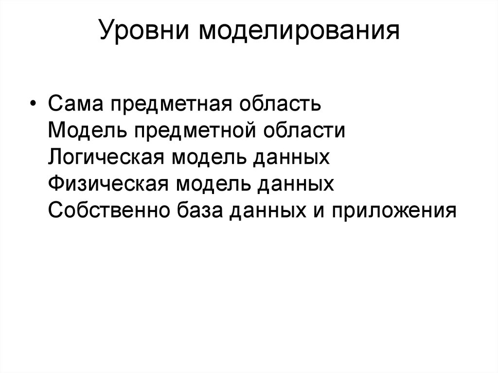 Уровни моделирования. Уровни моделирования одежды. Логический уровень моделирования. Существуют следующие уровни моделирования:.