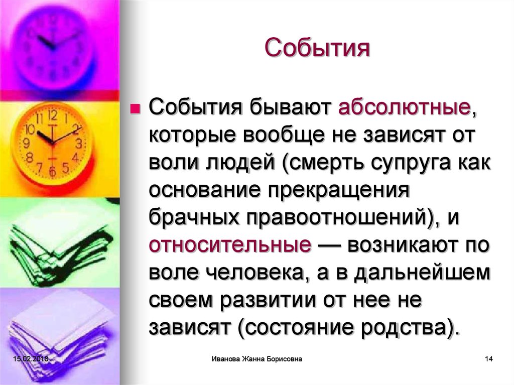 Закон воли человека. События бывают. События бывают в праве. Событийность бывает.