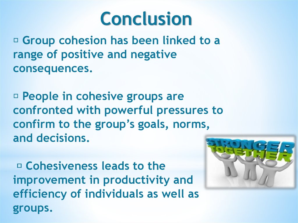 Cohesive group online presentation