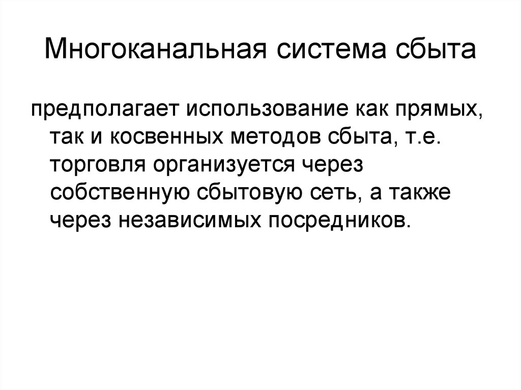 Многоканальная система сбыта. Простая система сбыта. Вертикальная ситемасбыта. Прямой метод сбыта. Система сбыта это