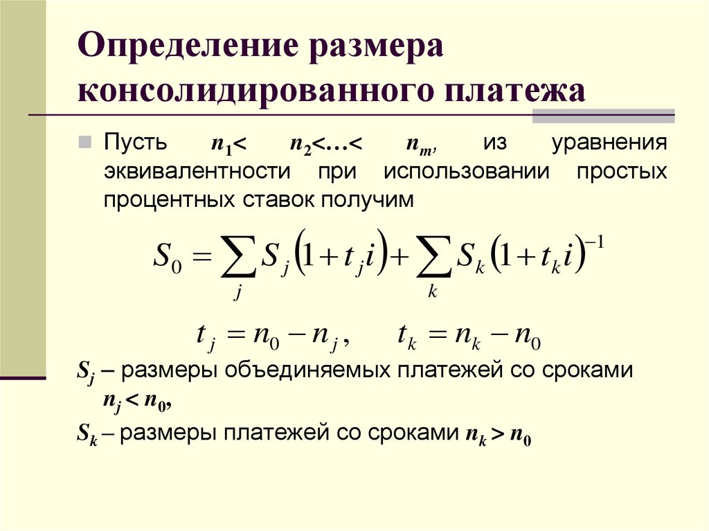 Сроки консолидации