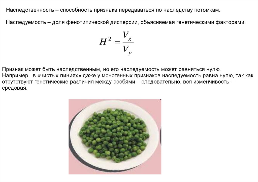 Количественные признаки растений. Наследуемость признаков. Компонентом фенотипической дисперсии. Компоненты фенотипической дисперсии. Формула количественного признака.