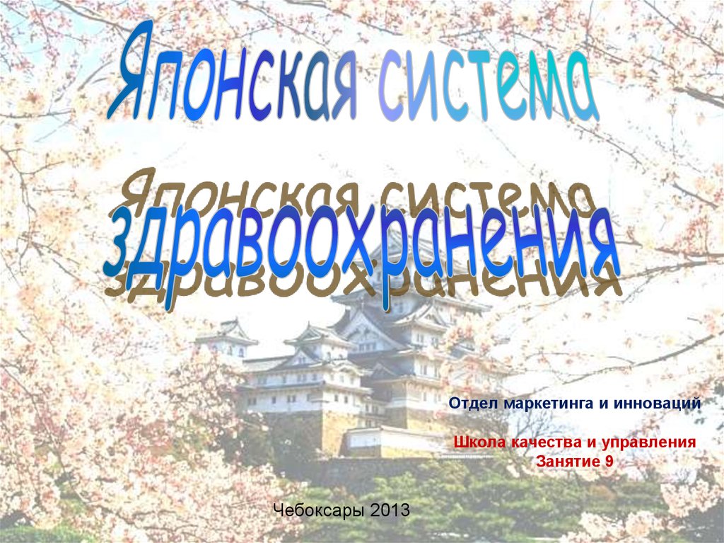 Система здравоохранения в японии презентация