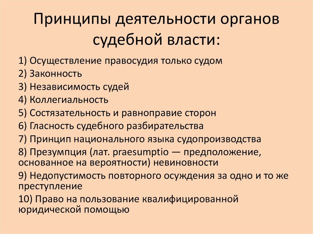 Законодательная власть принципы