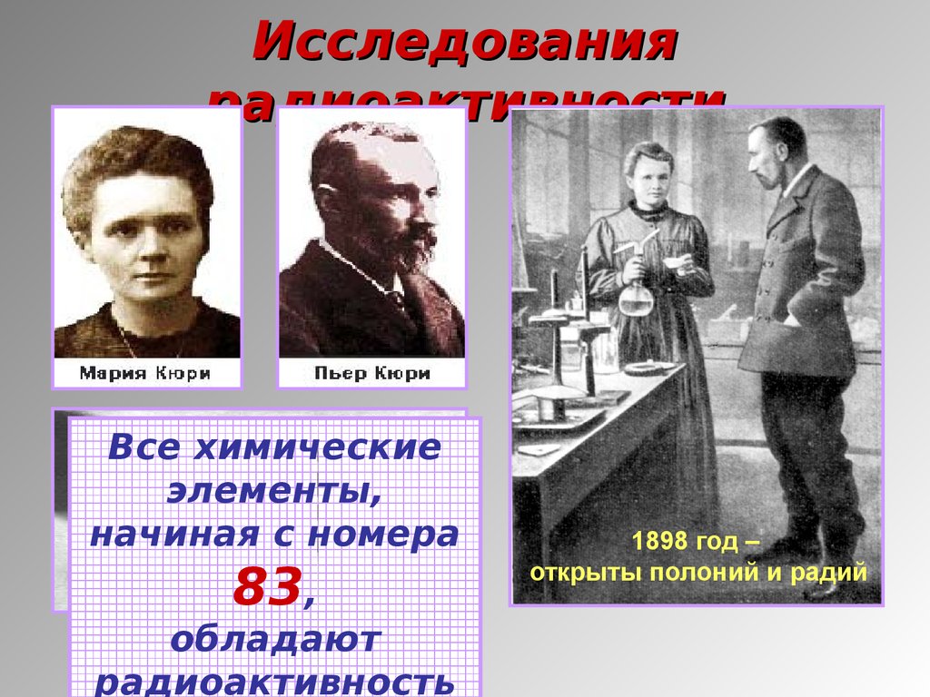 Естественная радиоактивность кто открыл. Радий год открытия. Открытие Полония. Радий и его применение. Продление жизни без радиоактивности Филимонов запрещенный.