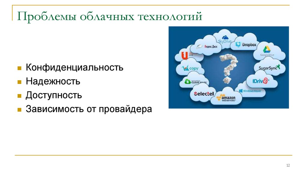 Проект по теме облачные технологии