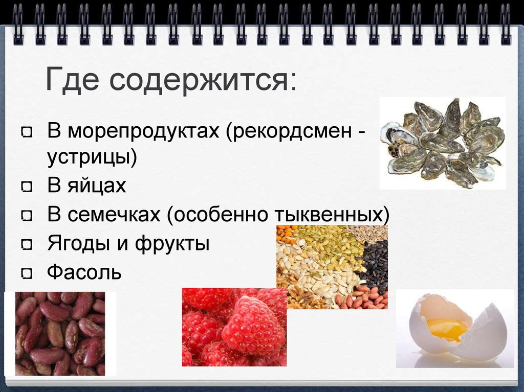 Какие из перечисленных продуктов