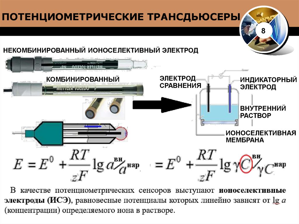 Индикаторные электроды и электроды сравнения