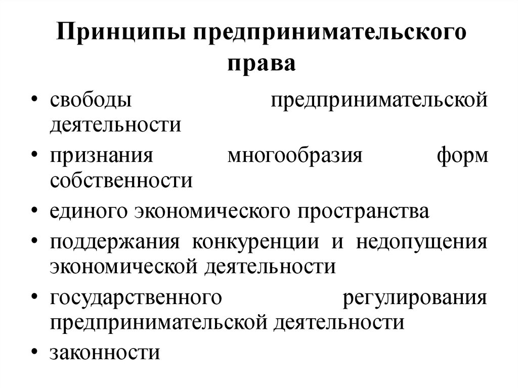 Предпринимательское право в схемах и в